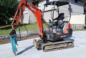 Easy Access Dingo Hire Pic 2 - 2 ton excavator 1m wide