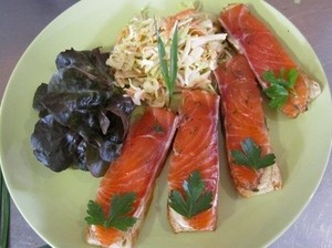 Le Bistro Jardin Pic 4 - Home cured salmon