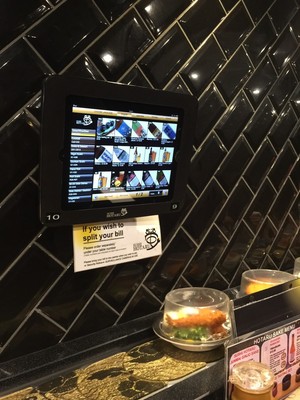 Sushi Hotaru Pic 4 - Order via touch screen without having the need to speak to anyone