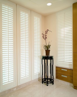 Roma Glass & Aluminium Pic 5 - White Shutters