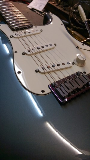 Spring Farm Guitar Services Pic 4 - After Clean good pickup heights intonation fixed pots jack and switch cleaned