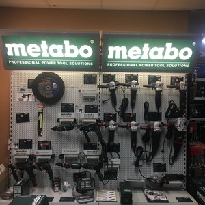 National Welding and Industrial Supplies Pic 2 - Metabo Product Stand