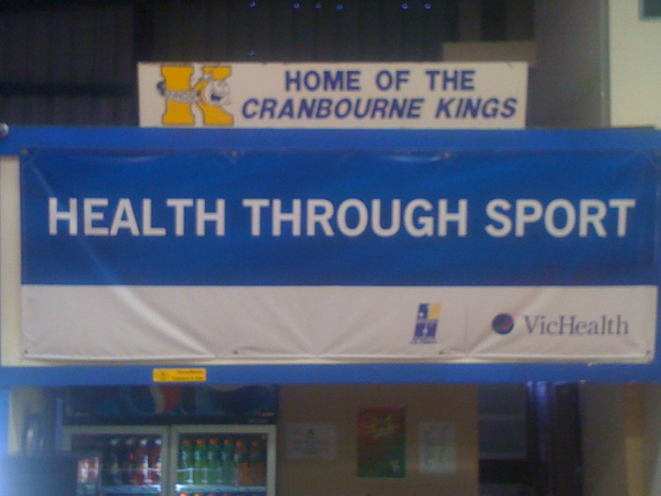 CRANBOURNE ACTION INDOOR SPORTS Pic 1 - Proudly Supporting Vic Health