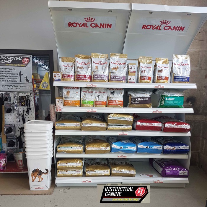 Instinctual Canine Pic 1 - We supply Royal Canin premium Dog Cat food HS Sprenger quality training collars and accessories also stocking tugs crates dog beds etc