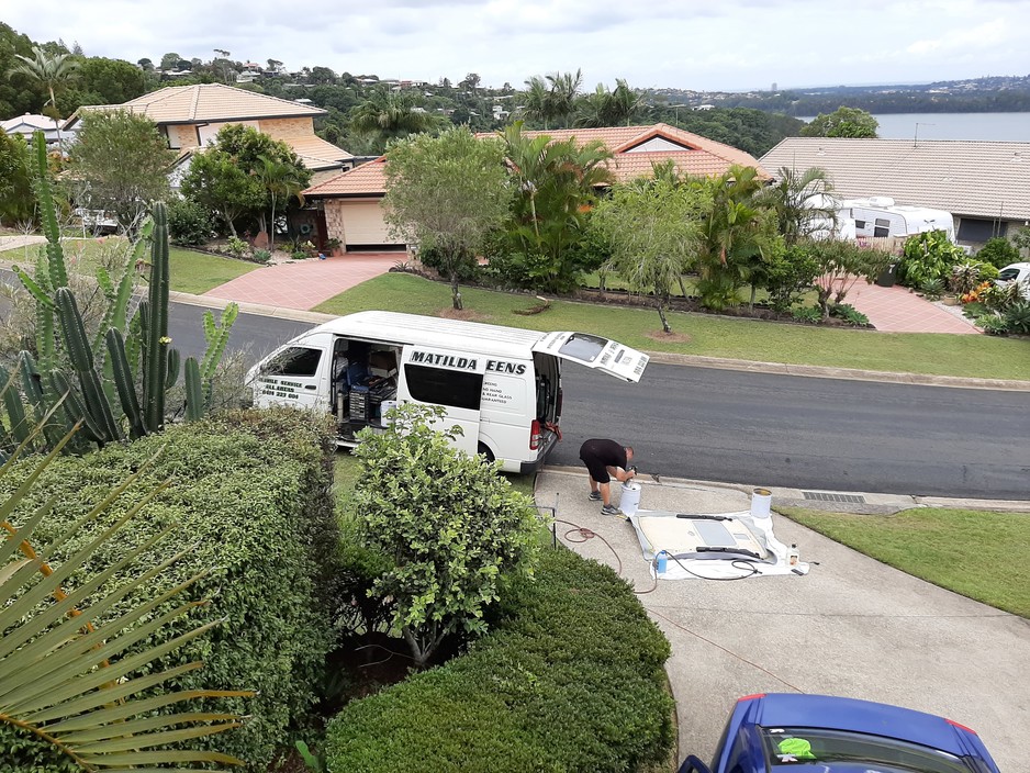 Matilda Windscreens Pic 1 - Hard at work