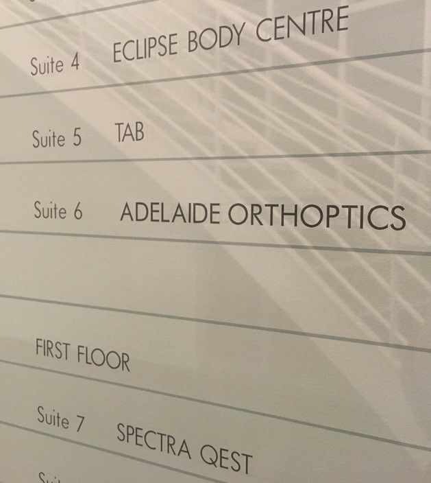 Adelaide Orthoptics Pic 1