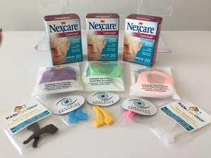 Adelaide Orthoptics Pic 3 - We stock a range of patches and other items that help glasses fit better