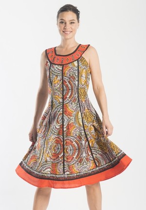 R Plus R Clothing Pic 3 - Orientique Mombasa Dress Sizes 14 18 99