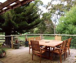 Burrum River Retreat Pic 2 - Beautiful views from the balcony Apollo Bay dog friendly accommodation at Burrum River Retreat