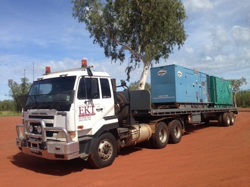 East Kimberley Towing - Tilt Tray Service Pic 1 - Machinery Transport