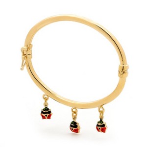 Piccolo Jewellery Pic 2 - 9ct gold Beetle bangle