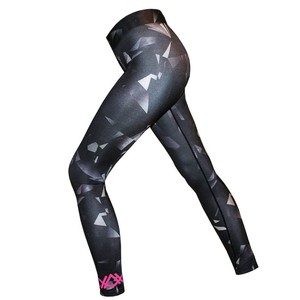 Assailant Gym Wear Pic 4 - Womens Gym Wear Diamond Leggings