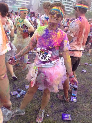 Vitality Fitness Bunbury Pic 4 - At The end of Perth Colour Run 2014