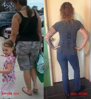 Vitality Fitness Bunbury Pic 2 - My own success story Before and After back