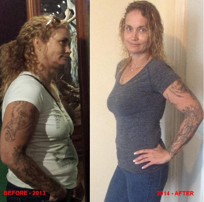 Vitality Fitness Bunbury Pic 1 - My own success story Before and After front