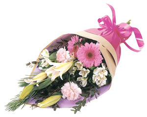 Wilsons Civic Florist Pic 2 - Pastel Sheaf Style bouquet