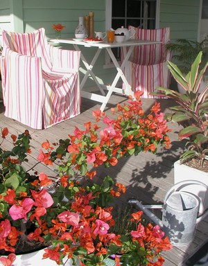 Huskisson Bed and Breakfast Pic 4 - summer breakfast on the verandah