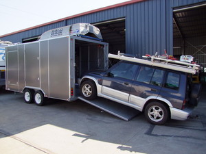 Bartel Trailers Pic 3 - CUSTOM BUILT ENCLOSED CAR TRAILER