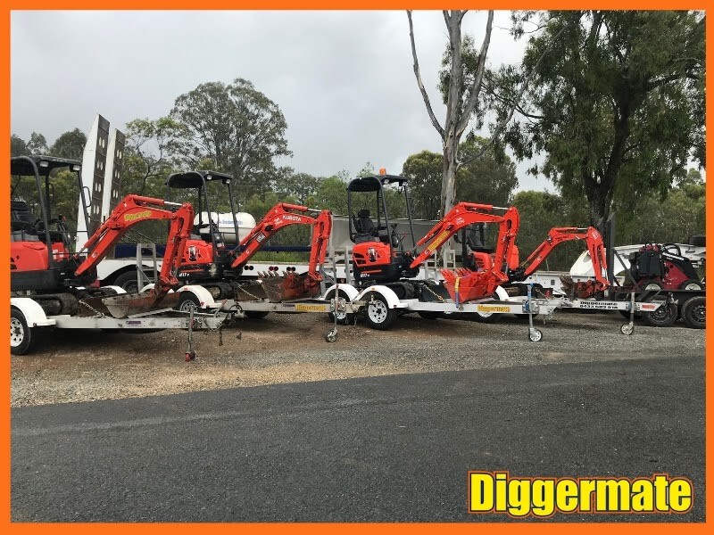 Diggermate Mini Excavator Hire Ipswich Pic 1 - Earthworksexcavation equipment available