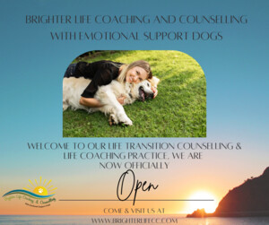 Brighter Life Coaching & Counselling With Emotional Support Dogs Pic 4