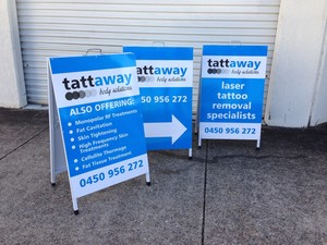 Elite Signs & Graphics Pic 3 - AFrame Signs Full colour composite panels for signsge