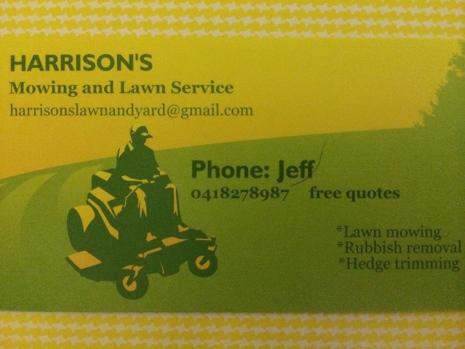 Harrison's Mowing and Yard Services Pic 1 - Add a caption