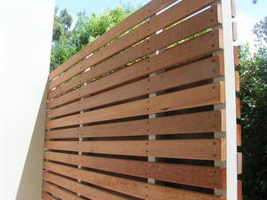 CDF fencing Pic 3 - hardwood screen