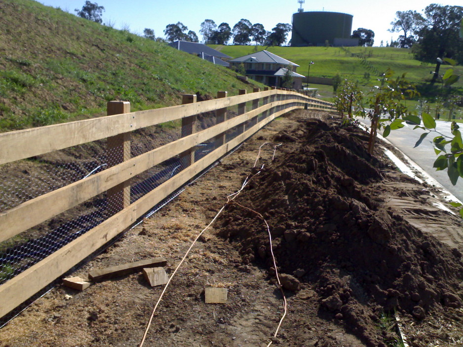 CDF fencing Pic 1 - rural post and rail fence