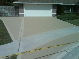 CoolStain Pic 2 - After Give your home a new lease on life by staining your driveway with Newlook concrete stains