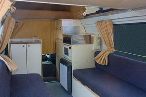 Camperman Australia Pic 3 - Interior of our Jesse 5 Berth Campervan