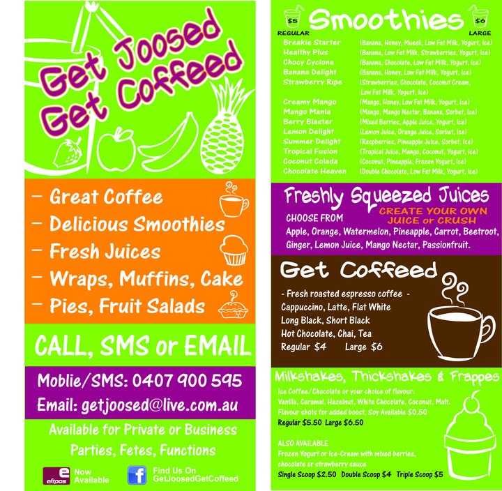 Get Joosed Get Coffeed Pic 1 - Our Flyer