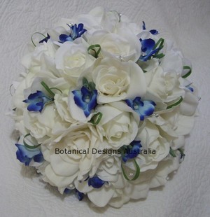 Botanical Designs Pic 2 - Wedding Posy in Gardenias and Orchids