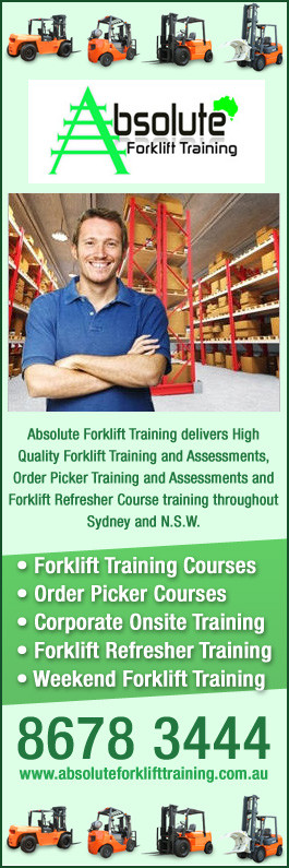 Fork Licence Sydney from Absolute Forklift Training Pic 4 - Forklift Licence Training Specialists