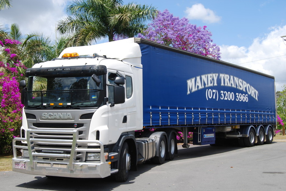 Maney Transport Pic 1 - Scania Semi Trailer