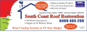 South Coast Roof Restoration Pic 5 - LocalSearch Ad