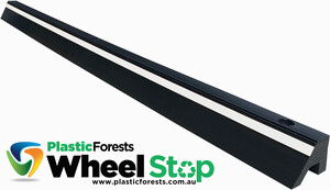 Plastic Forests Pic 3 - Our 98 recycled plastic Australian made wheel stops are tough lightweight and long lasting the practical and sustainable alternative to rubber or concrete carpark wheel stops which can crack chip or disintegrate Plastic Forests Wheel Stops are ava