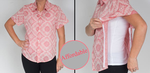 Adaptive Clothing - G.O Clothing Pic 4 - Adaptive Clothing Ladies Shirt