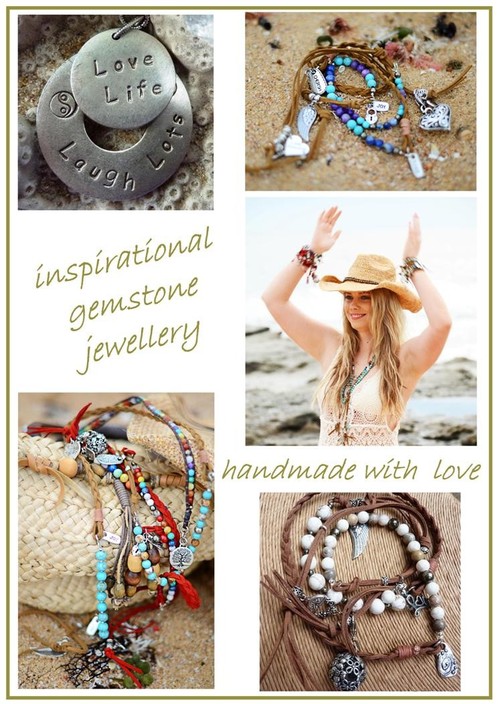 Earth Jewel Creations Pic 1 - handmade inspirational jewellery uplifting for your soullook feel amazing