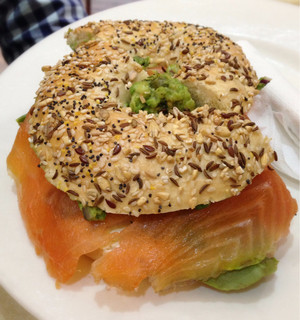 Chapel Bakery Cafe Pic 2 - Smoked salmon avocado bagel