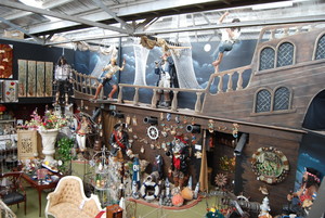 Antique Emporium Pic 2 - The 2 story Pirate ship