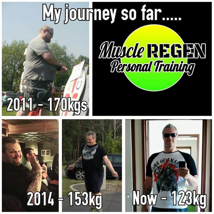 Muscle Regen Personal Training Pic 1 - My own weightloss journey