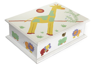 Littlies Homewares Pic 2 - treasure box jungle animal design