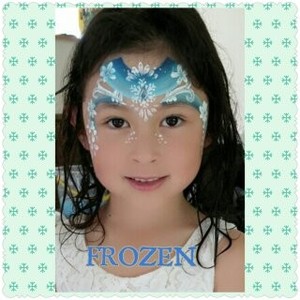 Rainbow Kids Face Painting Pic 2 - Frozen