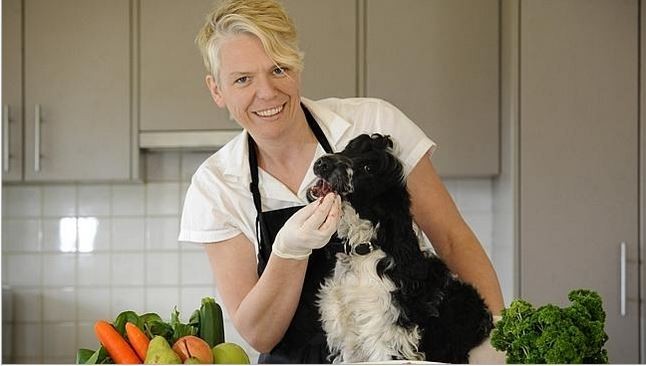 Because I Luv My Dog Pic 1 - Canine Chef Laura and taste tester Freddie