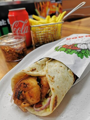 Southland Kebab House Pic 2 - Sish Kebab Chicken Wrap