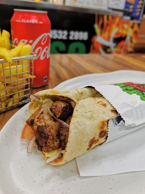 Southland Kebab House Pic 3 - Mix Shish Kebab Wrap