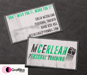 Graffika Designs Pic 2 - McErlean PT Business cards