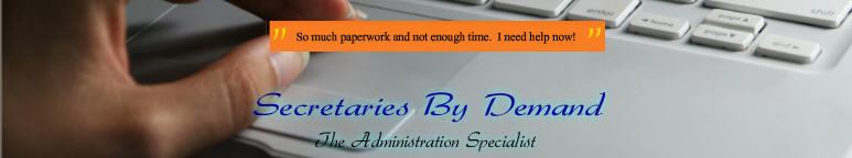 Secretaries By Demand Pic 1 - administrative specialist