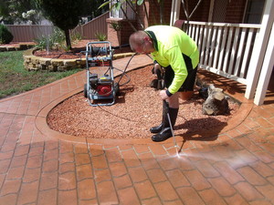 Wixy's Maintenance Pic 2 - high pressure cleaning driveway