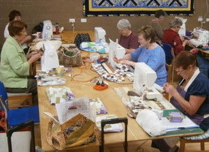 Taree Craft Centre Inc Pic 5 - Patchwork Quilters at work